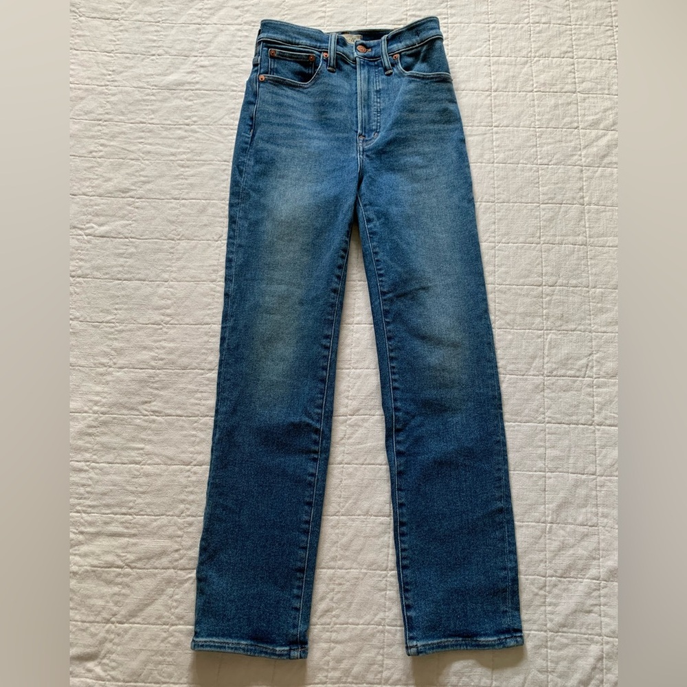 Madewell perfect vintage straight leg jeans NWT